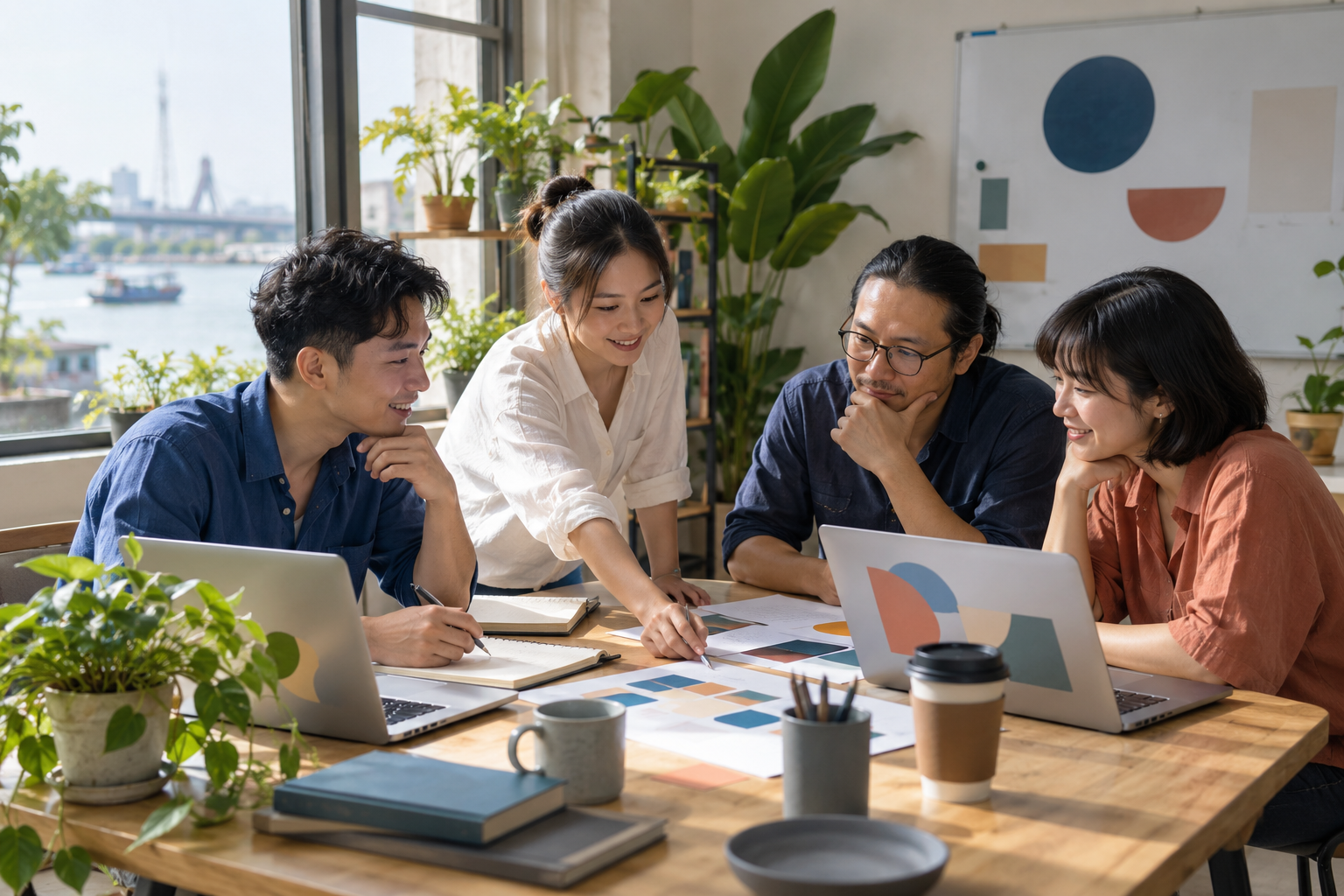 Nhóm công việc với các vai trò khác nhau